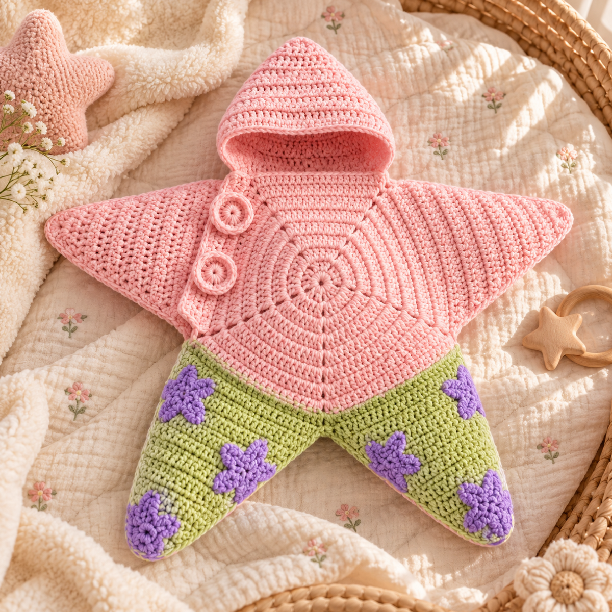Baby Zuly Star Crochet Kit – Make Your Baby's Christmas Star Bodysuit