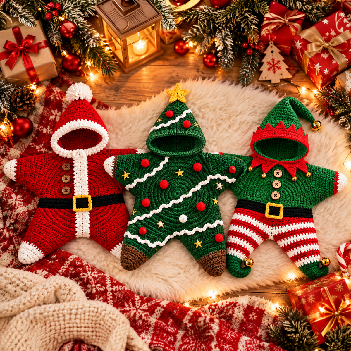 Baby Zuly Star Crochet Kit – Make Your Baby's Christmas Star Bodysuit
