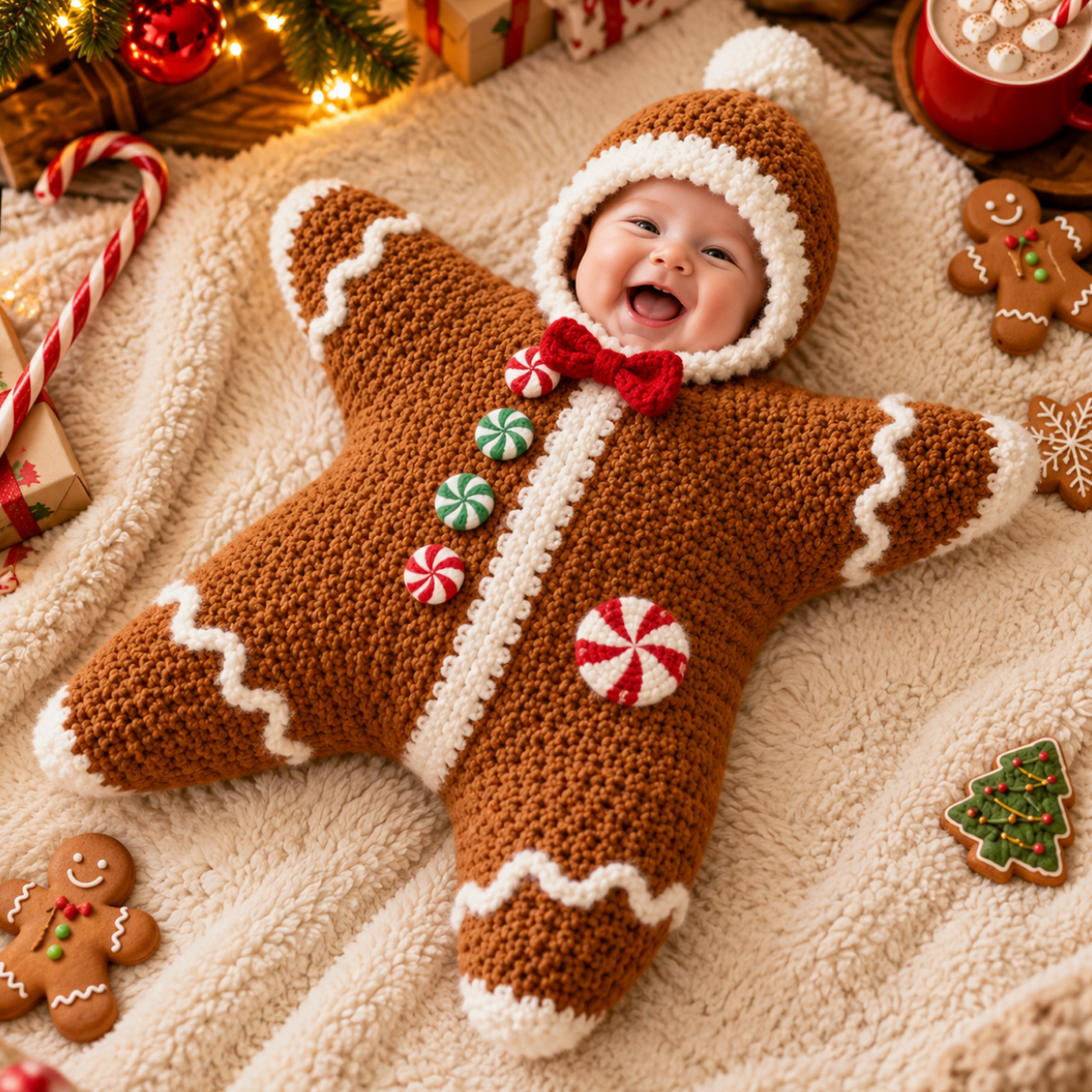 Baby Zuly Star Crochet Kit – Make Your Baby's Christmas Star Bodysuit